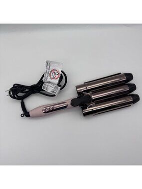 Lange Hair Le Tridente Titanium Triple Barrel Waving Iron Model: HT232 Pink